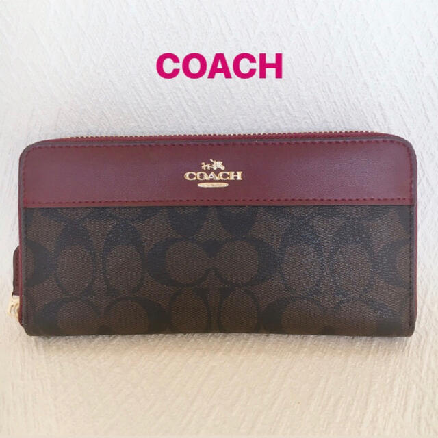 COACH - 新品 未使用 正規品★COACH シグネチャー茶色長財布F76873