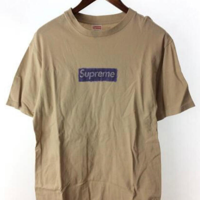 supreme tシャツ Molodkin Box logo 2004 ベージュ