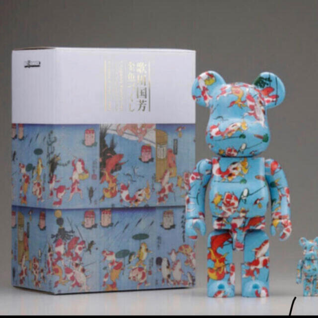 BE@RBRICK 歌川国芳「金魚づくし」 100% ＆ 400%全高約70mm400%