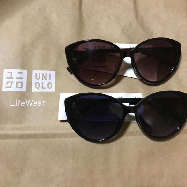 Uniqlo ユニクロ キャッツアイサングラス 2個セットの通販 By まび S Shop ユニクロならラクマ