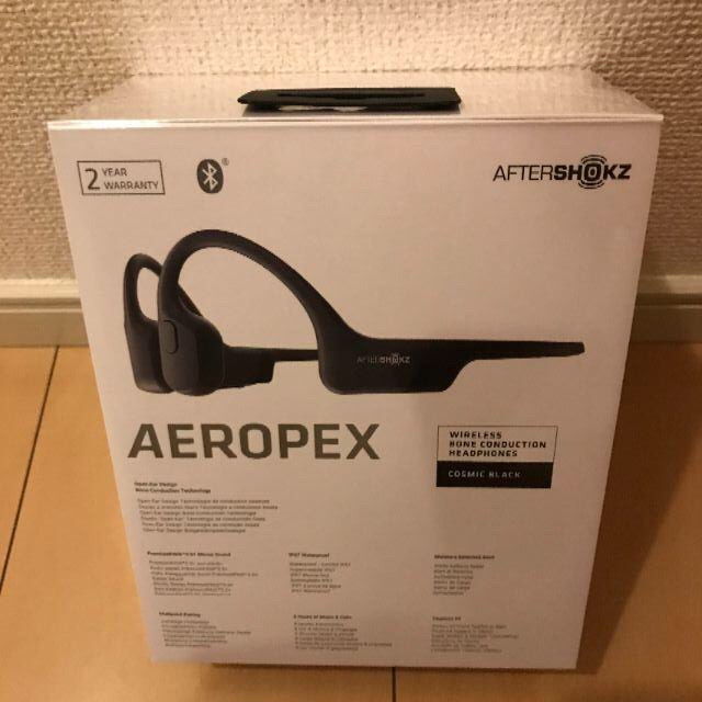 新品未開封　AFTERSHOKZ AEROPEX COSMIC BLACK