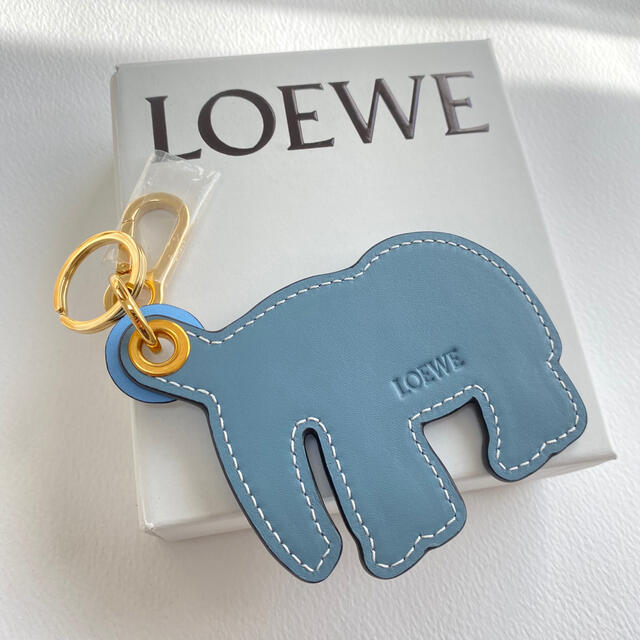 Loewe エレファントキーチャーム　シルバー