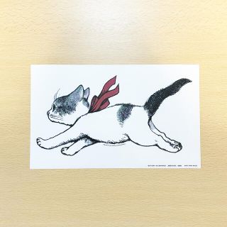 ハクセンシャ(白泉社)のながいながいねこのおかあさん　ステッカー(絵本/児童書)