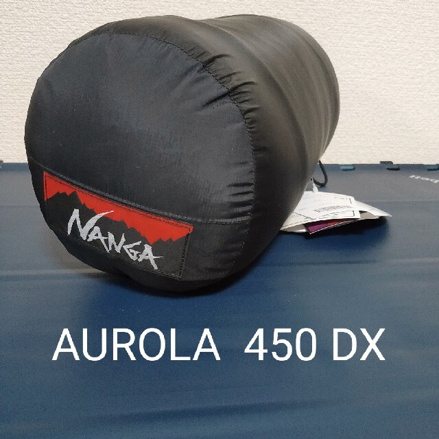 NANGA(ナンガ)のナンガ_オーロラ450DX_オールブラック_レギュラー スポーツ/アウトドアのアウトドア(寝袋/寝具)の商品写真