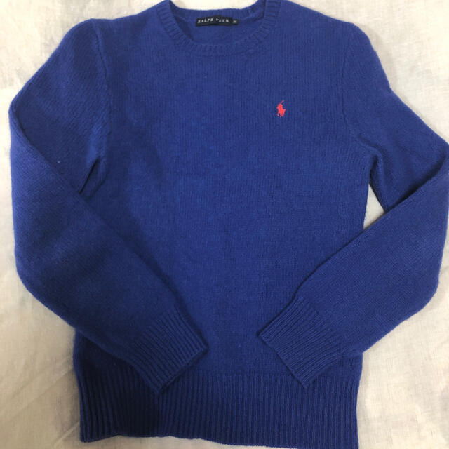 Ralph Lauren(ラルフローレン)のラルフローレン M ブルー ニット レディースのトップス(ニット/セーター)の商品写真