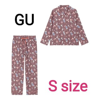 ジーユー(GU)の【新品】GU フランネルパジャマ(長袖) S ムーミン Moomin(パジャマ)