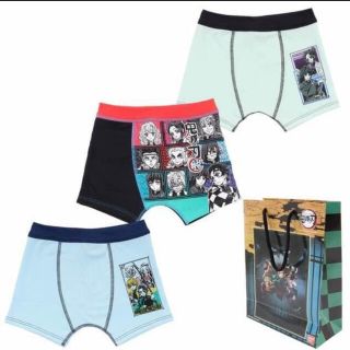 【140】新品　鬼滅の刃　ボクサーパンツ　ブリーフ　下着　140cm 3点セット(下着)