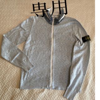 ストーンアイランド(STONE ISLAND)の正規品STONE ISLAND ジップパーカー 、ナイロンフード サイズ(パーカー)