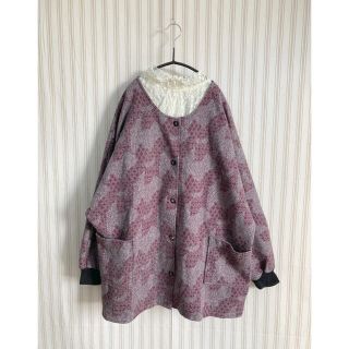 グリモワール(Grimoire)の古着 vintage  レトロ　スモック　総柄シャツビンテージヴィンテージ  (シャツ/ブラウス(長袖/七分))