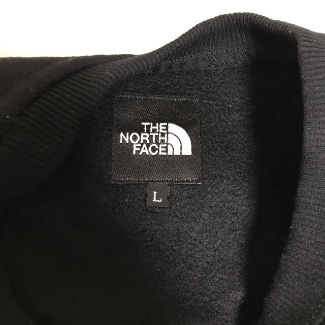 THE NORTH FACE メンズ スウェット スクエアロゴクルー ブラックL 2