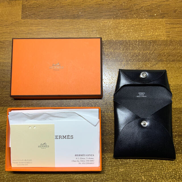 Hermes(エルメス)の【希少品】Hermès エルメス バスティア 黒ブラック マルチレザー レディースのファッション小物(コインケース)の商品写真