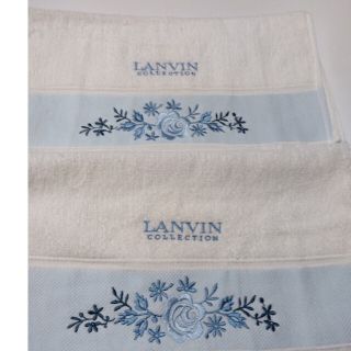 ランバン(LANVIN)のタオル 新品 2枚(タオル/バス用品)