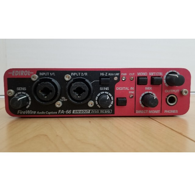 EDIROL FA-66 Firewire接続オーディオインターフェース 1