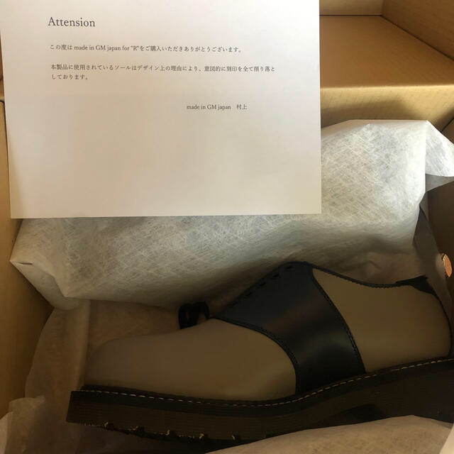 MADE IN GM JAPAN for R サドルシューズ