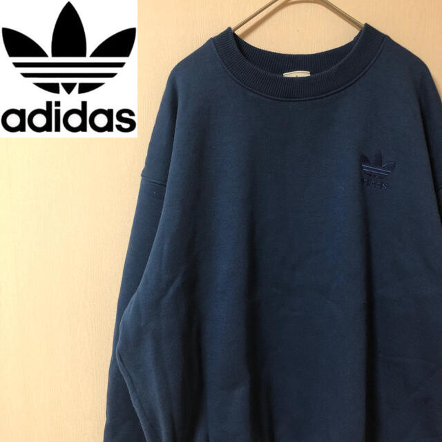 adidas - 【オールドアディダス！】90s アディダス デサント 前後刺繍ロゴ スウェットの通販 by ☆スニマニ☆'s shop