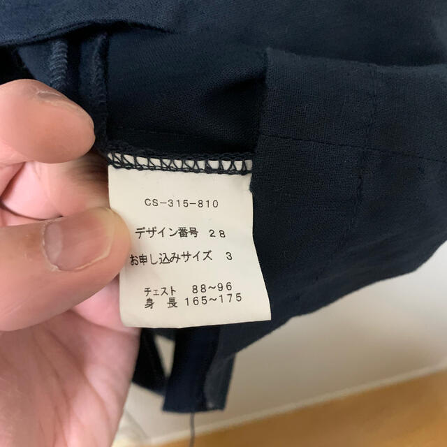 FELISSIMO(フェリシモ)の麻混七分袖サマージャケット メンズのジャケット/アウター(テーラードジャケット)の商品写真