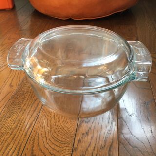 パイレックス(Pyrex)のPYREX DE CORNING パイレックス 耐熱グラス鍋 蓋付き(鍋/フライパン)