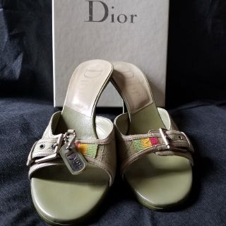 クリスチャンディオール(Christian Dior)の【美品】ディオールサンダル(サンダル)