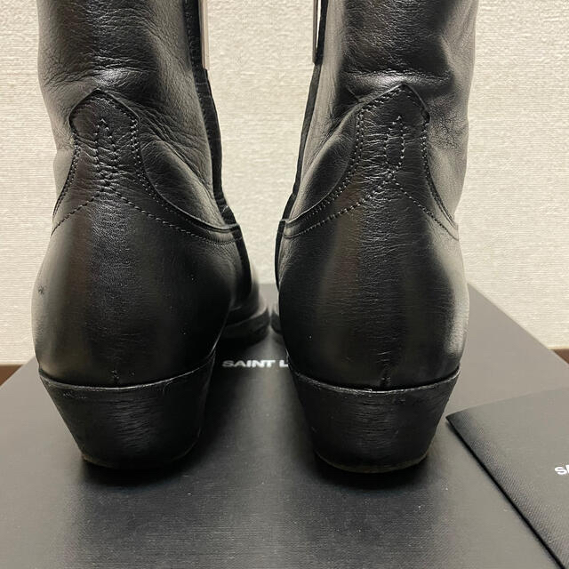 saint laurent Paris ルーカスアンクルブーツ41 ヒールブーツ靴/シューズ