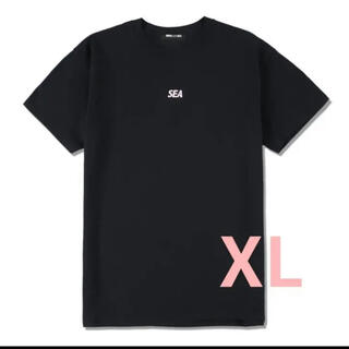 シー(SEA)のSEA (SMALL-IRIDESCENT) T-SHIRT / BLACK(Tシャツ(半袖/袖なし))