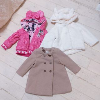 ベビーギャップ(babyGAP)の女の子 アウター まとめ売り 90 95 babygap ディズニー バースデイ(ジャケット/上着)