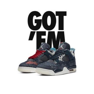 ナイキ(NIKE)のAIR JORDAN 4 SASHIKO DEEP OCEAN aj4 刺し子(スニーカー)