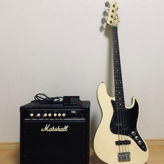フェンダー(Fender)のFender Aerodyne Jazz Bass&Marshall mb15(エレキベース)