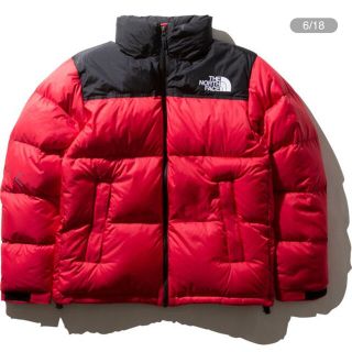 ザノースフェイス(THE NORTH FACE)のTHE NORTH FACE Nuptse ノースフェイス ヌプシジャケット 赤(ダウンジャケット)