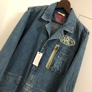 フリークスストア(FREAK'S STORE)のくすお様専用　新品タグ付きデニムオールインワン紺L (サロペット/オーバーオール)