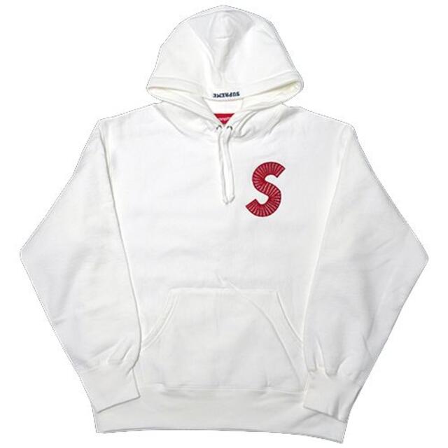 シュプリーム Supreme 2020AW S Logo 白 パーカー 完売品