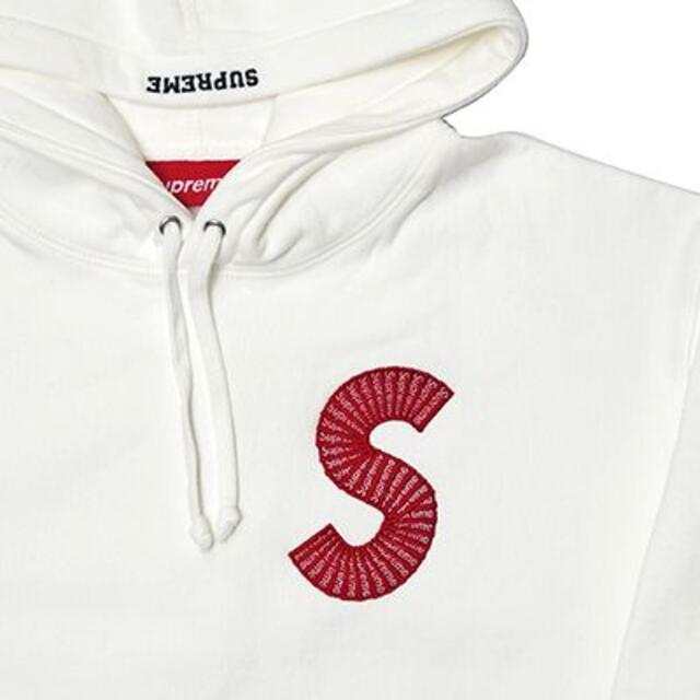 シュプリーム Supreme 2020AW S Logo 白 パーカー 完売品 www ...