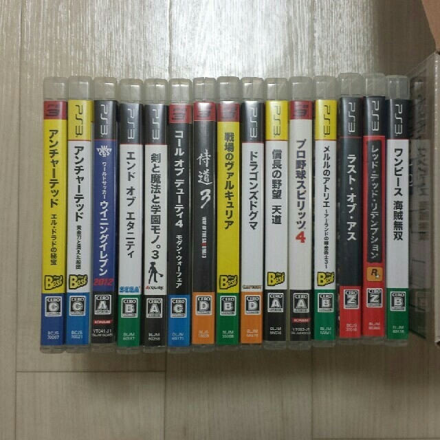 PlayStation3(プレイステーション3)のPS3 ソフト 15枚セット エンタメ/ホビーのゲームソフト/ゲーム機本体(家庭用ゲームソフト)の商品写真