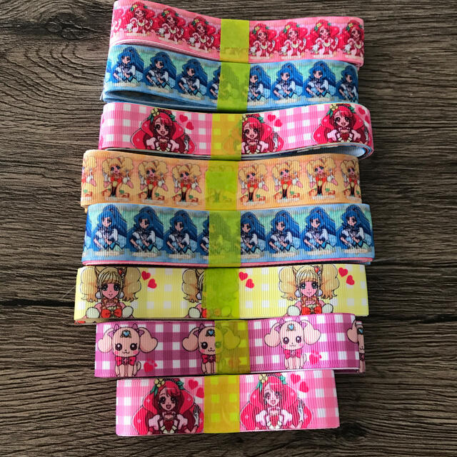 ヒーリングっどプリキュア  リボン　詰め合わせ ハンドメイドの素材/材料(各種パーツ)の商品写真