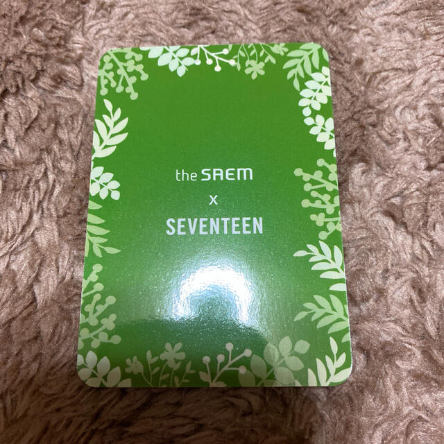 SEVENTEEN(セブンティーン)のSEVENTEEN X theSAEM トレカ スングァン エンタメ/ホビーのタレントグッズ(アイドルグッズ)の商品写真