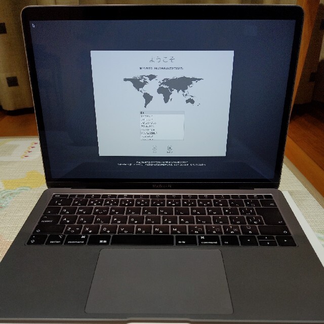 超美品の Air MacBook - Apple 2018 グレイ A1932 13インチ ノートPC
