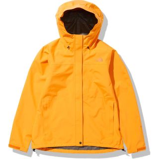 ザノースフェイス(THE NORTH FACE)のTHE NORTH FACE ノースフェイス 防水シェルジャケット黄レディースS(登山用品)