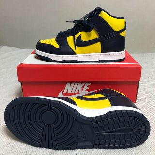 ナイキ(NIKE)のNIKE DUNK HIGH SP "MICHIGAN"(スニーカー)