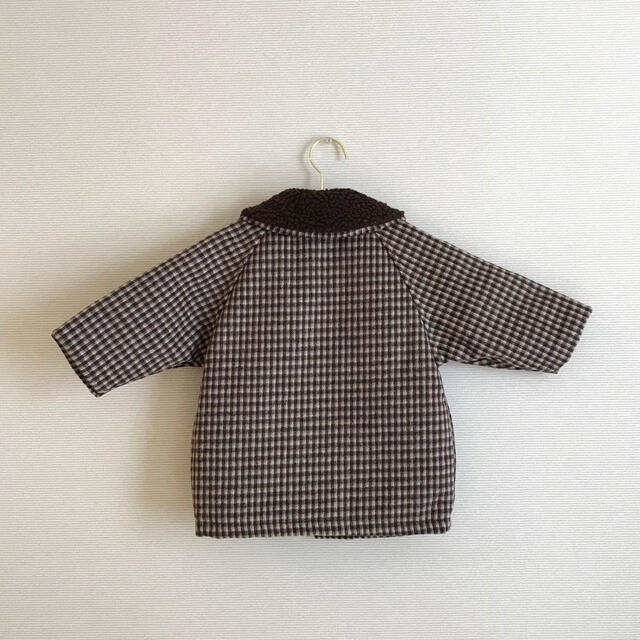 check coat キッズ/ベビー/マタニティのキッズ服男の子用(90cm~)(コート)の商品写真