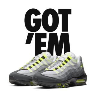 ナイキ(NIKE)のair max95 og neon yellow(スニーカー)