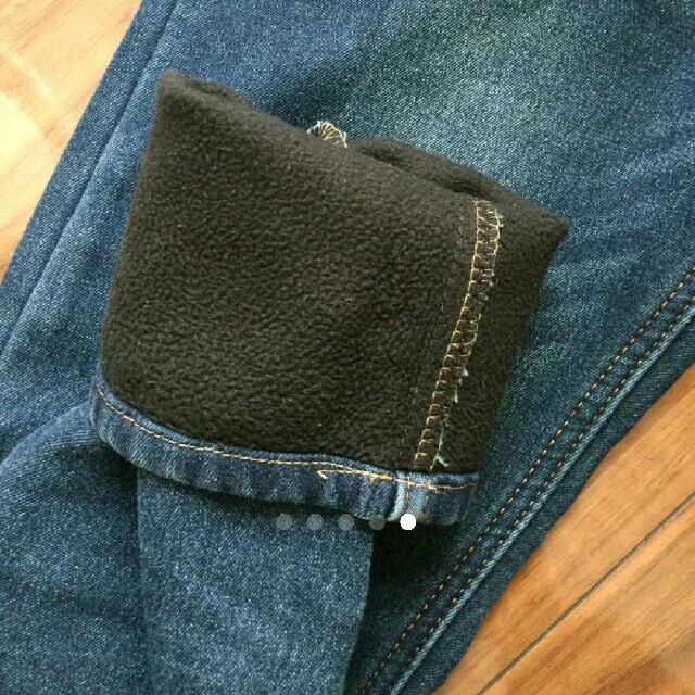 神戸レタス(コウベレタス)の神戸レタス　裏起毛デニムパンツ 試着程度 レディースのパンツ(デニム/ジーンズ)の商品写真