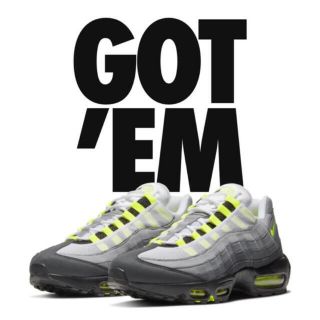 ナイキ(NIKE)の23cm NIKE AIR MAX 95 OG NEON YELLOW 2020(スニーカー)