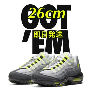 ナイキ(NIKE)のAIR MAX 95 OG NEON YELLOW 2020 26.0(スニーカー)