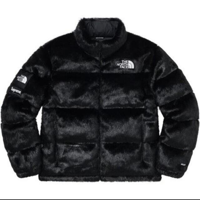 ブルゾンsupreme the north face faux fur nuptse