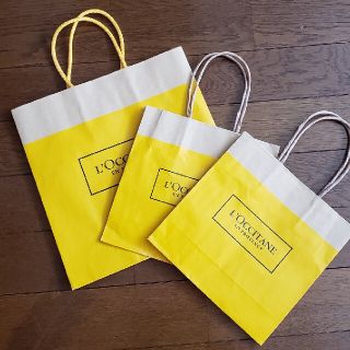 ロクシタン(L'OCCITANE)のロクシタン　ショッピングバック　二種計三袋(ショップ袋)