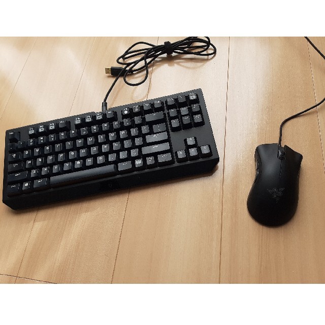 Razer Blackwidow tournament/DeathAdder　 スマホ/家電/カメラのPC/タブレット(PC周辺機器)の商品写真