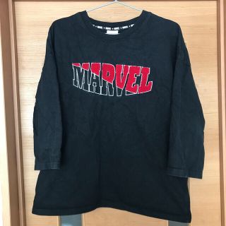 マーベル(MARVEL)のmarvel マーベル  半袖　長袖　6分袖　7分袖　8分袖　刺繍ロゴ　M (カットソー(長袖/七分))