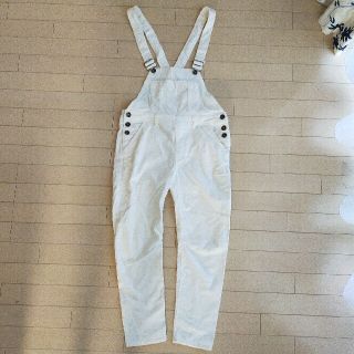 ザラ(ZARA)のHRM様専用■新品■ホワイトサロペット　オーバーオール(サロペット/オーバーオール)