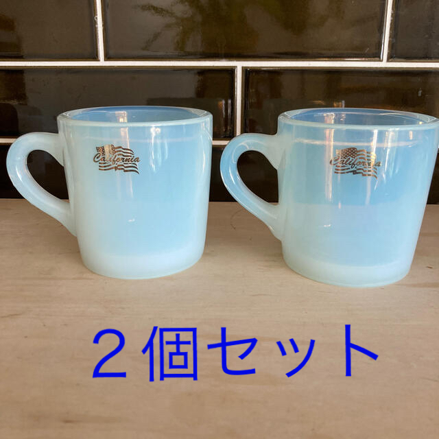 ロンハーマン☆RHC☆マグカップ【Blue\u0026LightGreen】2個セット