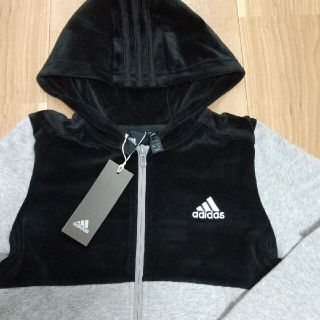 アディダス(adidas)のadidas  アディダス  パーカー スウェット ベロア 140(ジャケット/上着)