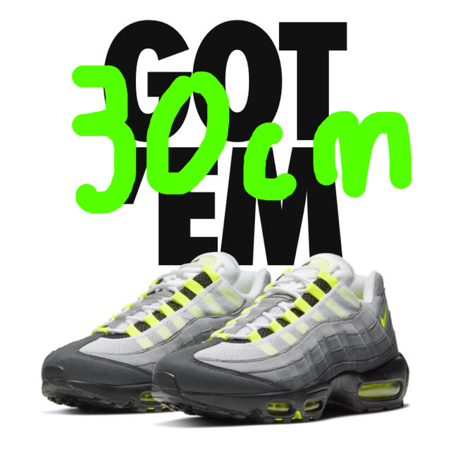 NIKE(ナイキ)の30cm NIKE AIR MAX 95 OG NEON YELLOW メンズの靴/シューズ(スニーカー)の商品写真